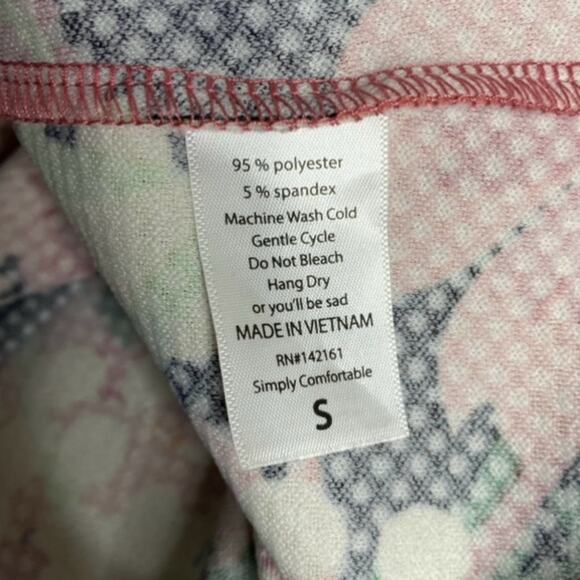 LulaRoe Bold Floral Amelia Dress size Small - Picture 8 of 9